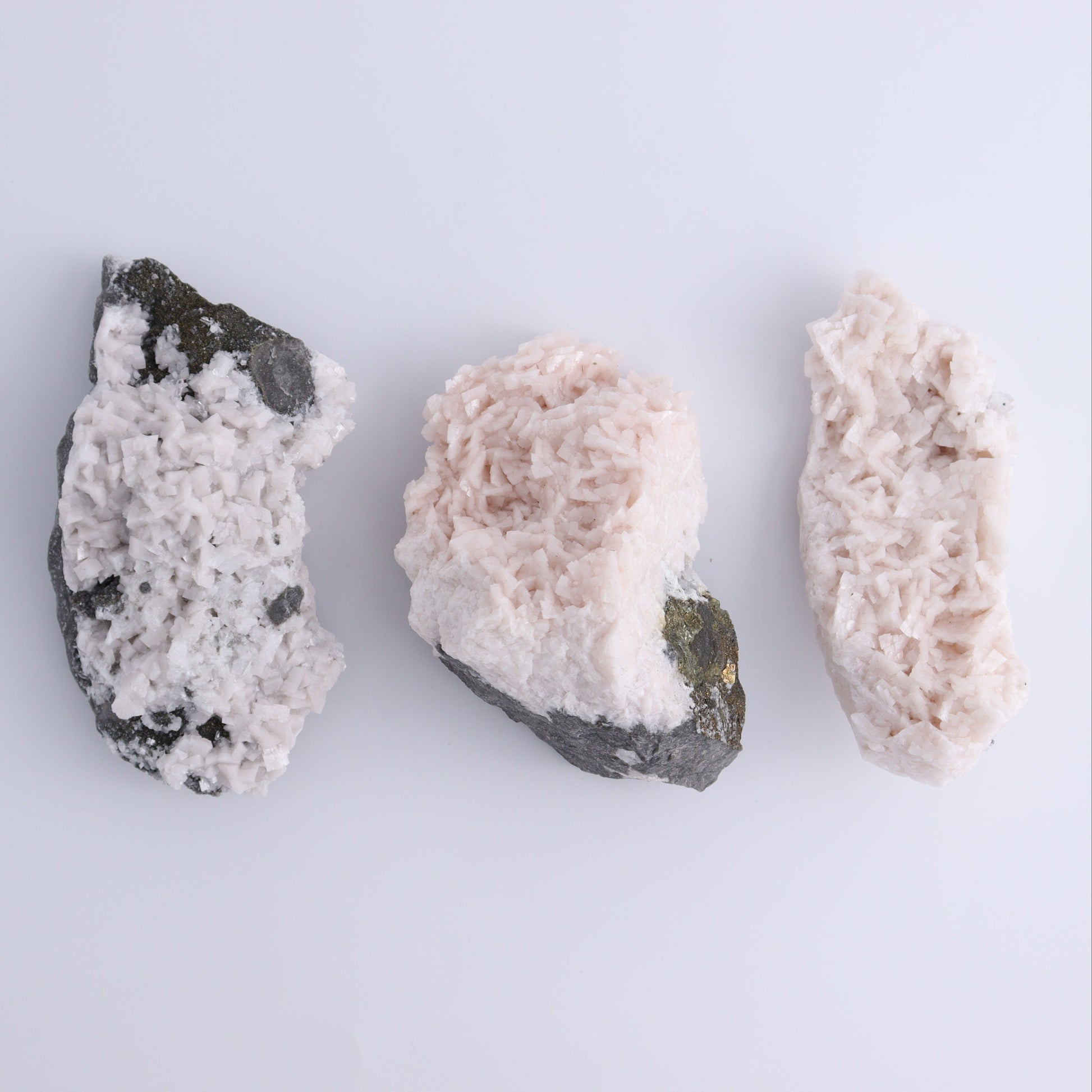 Dolomite with Calcite, Quartz, & Pyrite Set of 12 - Expert Wholesale and Supplier of Wholesale Crystals & Bulk Gemstones, ["Canada","Dolomite","Rough","Roughs"]