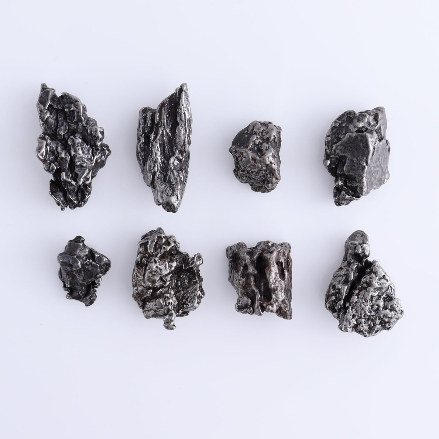Campos del Cielo Meteorites Set of 8 - Expert Wholesale and Supplier of Wholesale Crystals & Bulk Gemstones, ["Campos del Cielo Meteorites","Meteorite","Rough","Roughs"]
