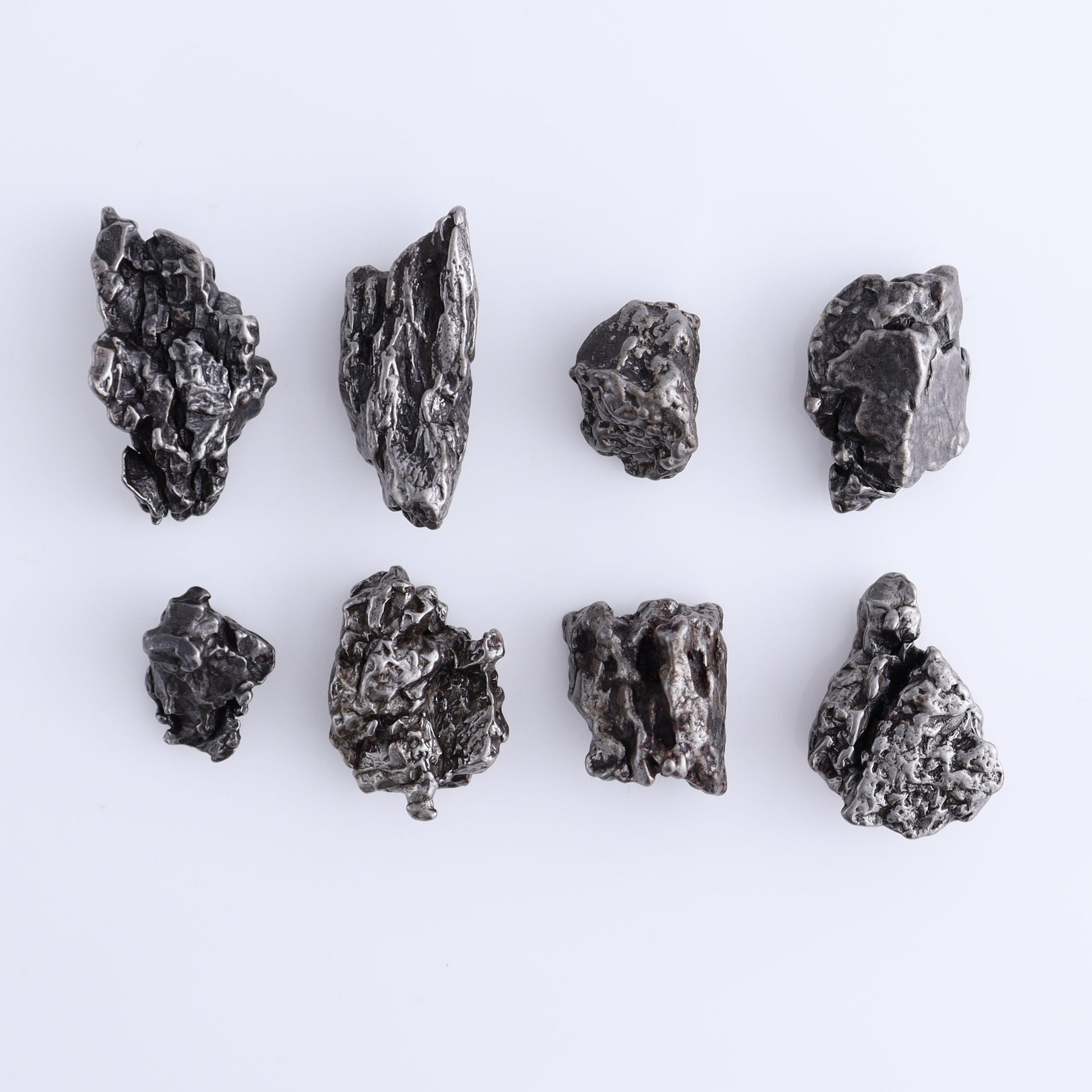 Campos del Cielo Meteorites Set of 8 - Expert Wholesale and Supplier of Wholesale Crystals & Bulk Gemstones, ["Campos del Cielo Meteorites","Meteorite","Rough","Roughs"]