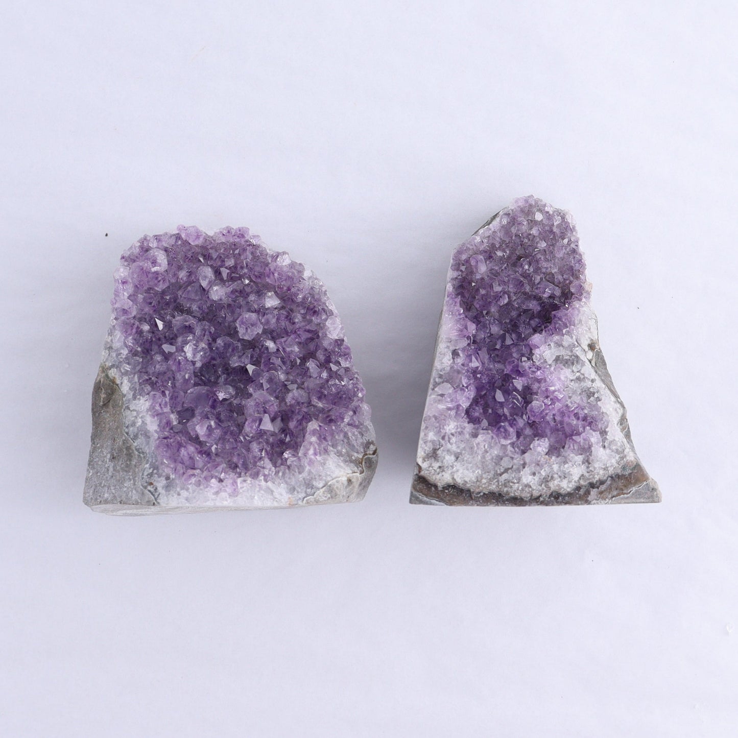Uruguay Amethyst Cut Base Set of 8 - Expert Wholesale and Supplier of Wholesale Crystals & Bulk Gemstones, ["Amethyst","Cut Base","Uruguay"]