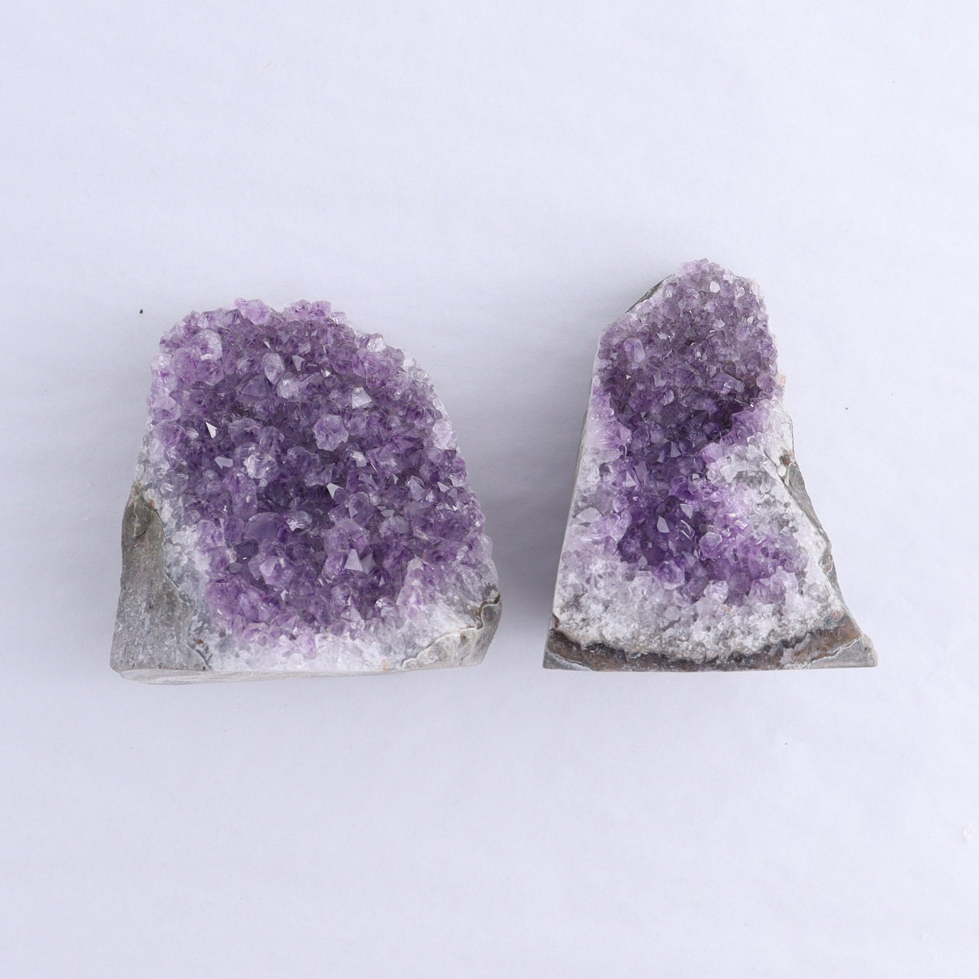 Uruguay Amethyst Cut Base Set of 8 - Expert Wholesale and Supplier of Wholesale Crystals & Bulk Gemstones, ["Amethyst","Cut Base","Uruguay"]