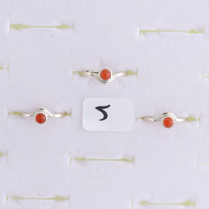 One Carnelian Ring - Expert Wholesale and Supplier of Wholesale Crystals & Bulk Gemstones, ["carnelian","India","Ring","sterling silver"]