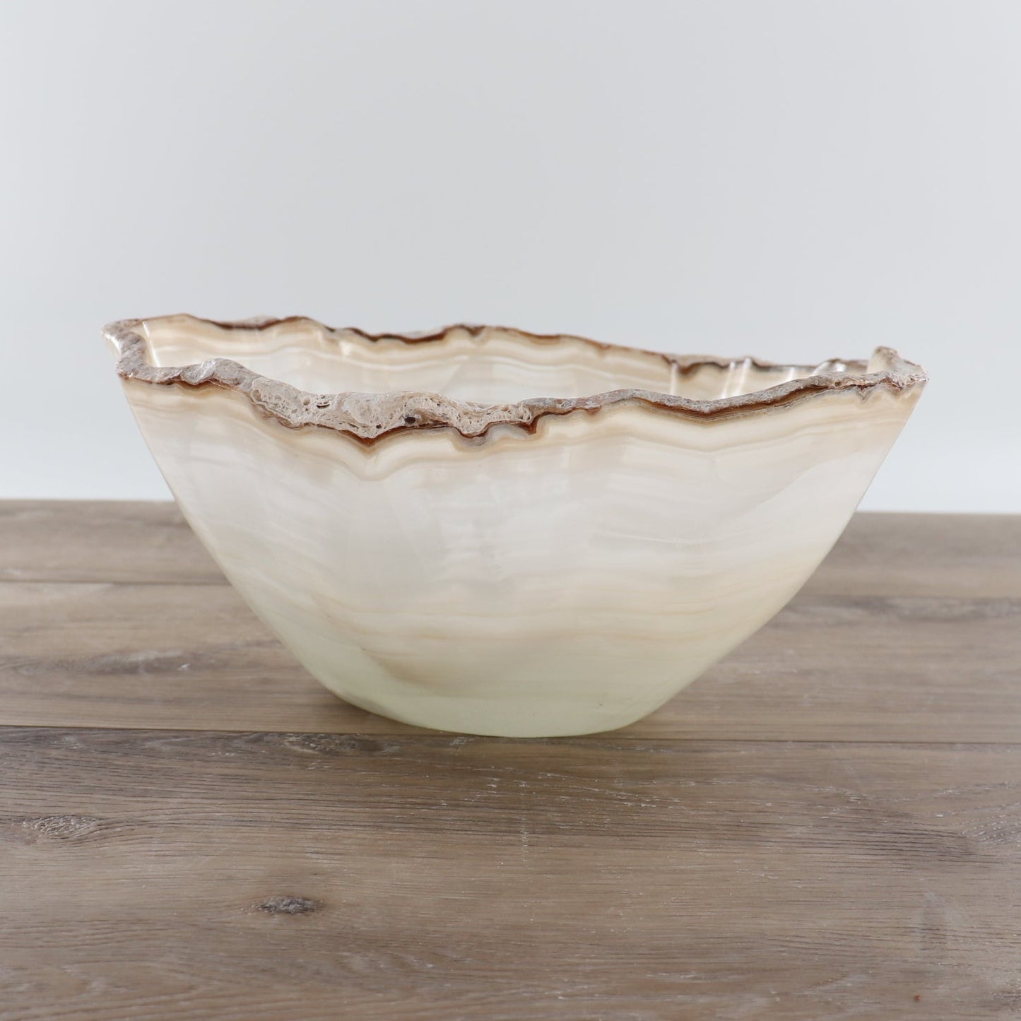 Mexican Onyx/Calcite Bowl 12"