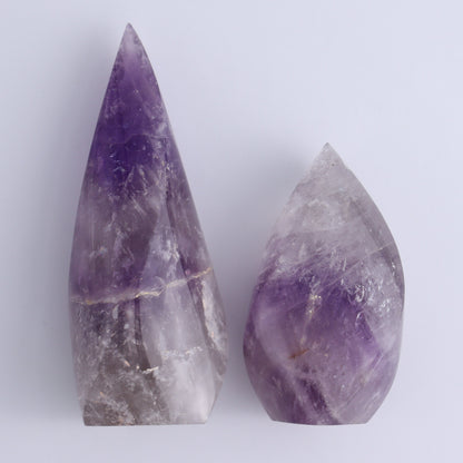 Amethyst Flames Set of 6 - Expert Wholesale and Supplier of Wholesale Crystals & Bulk Gemstones, ["Amethyst","Brazil","flames"]