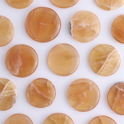 One Honey Calcite Flat Stone - Expert Wholesale and Supplier of Wholesale Crystals & Bulk Gemstones, ["Calcite","Flat Stone","Honey Calcite","Pakistan"]