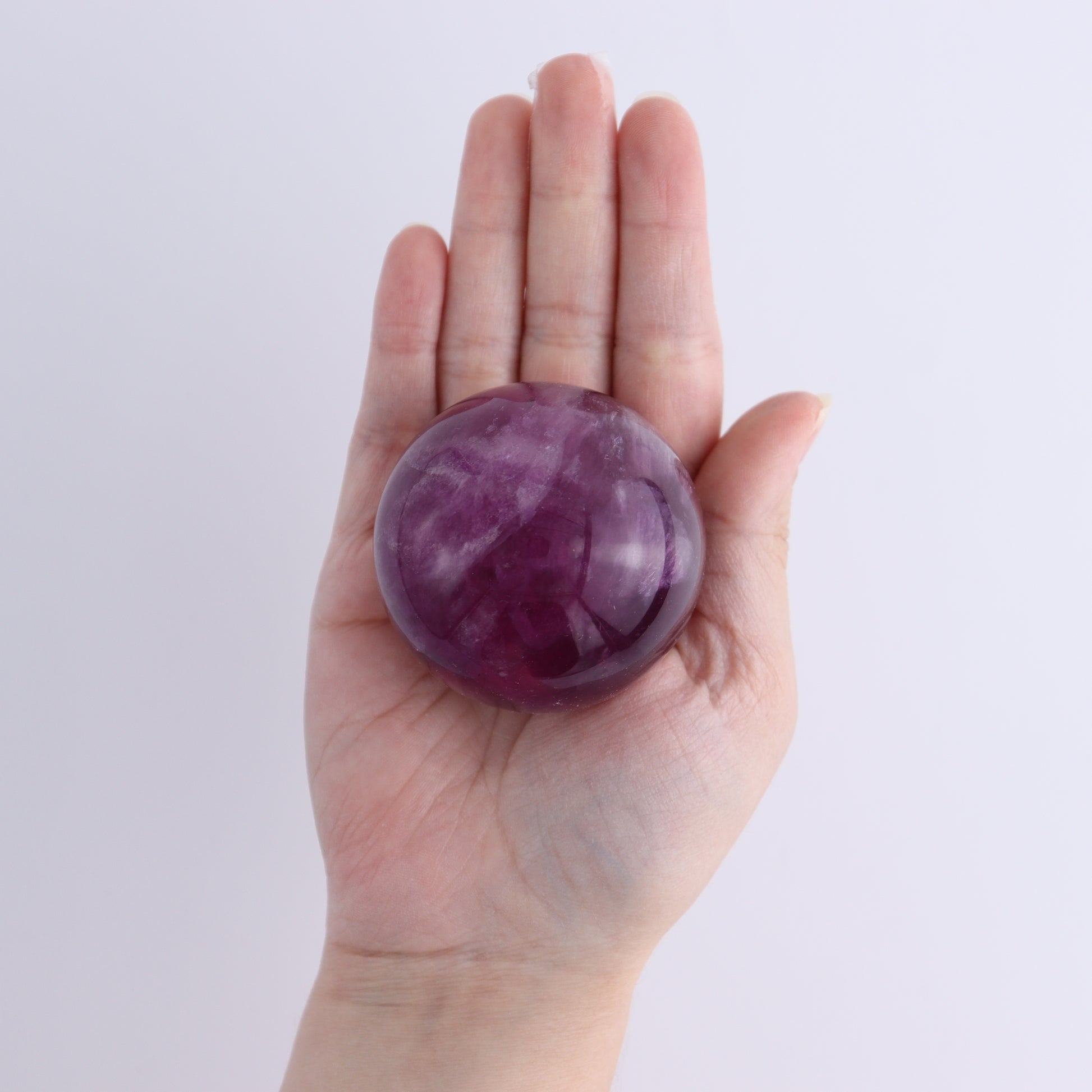 Purple Fluorite Spheres Set of 9 - Expert Wholesale and Supplier of Wholesale Crystals & Bulk Gemstones, ["Fluorite","Purple Fluorite","Spheres"]
