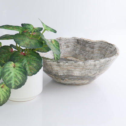 Mexican Onyx/Calcite Bowl 10"