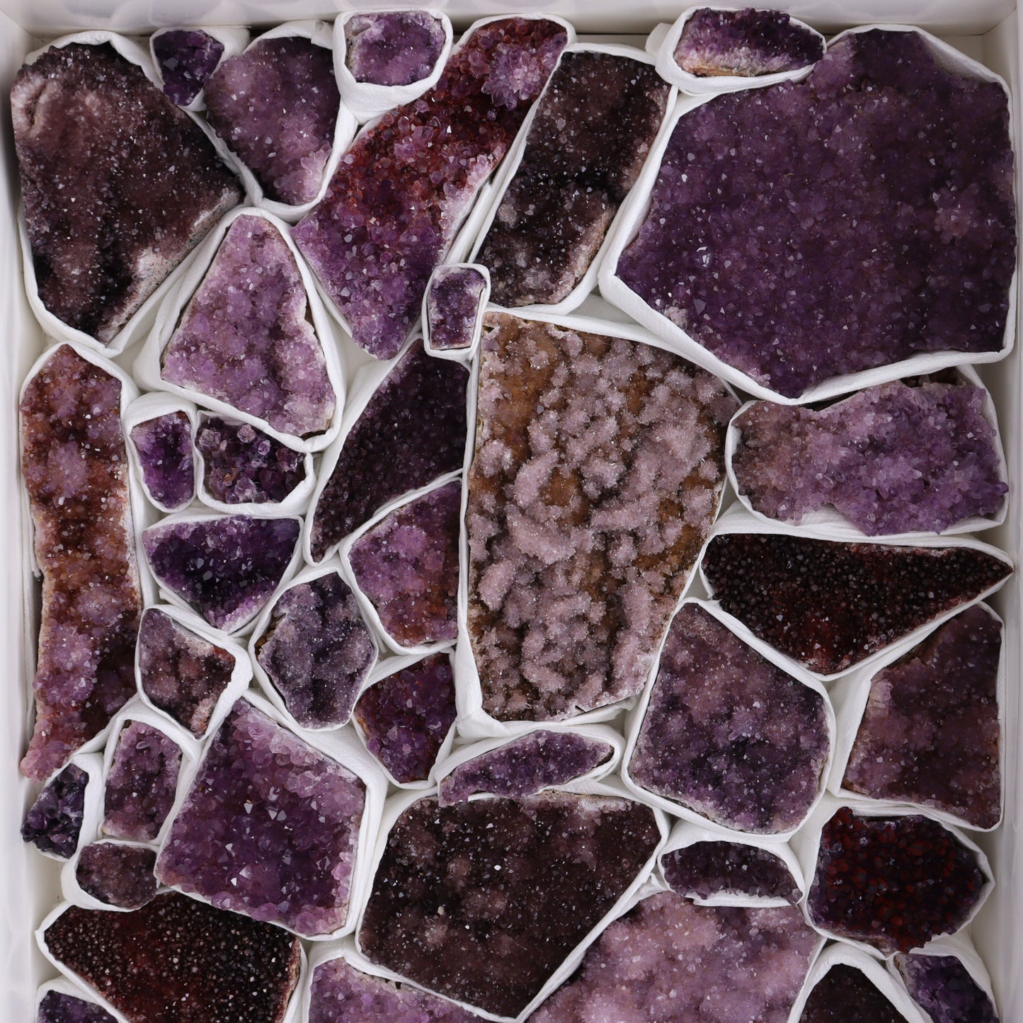 Amethyst Clusters Flat - Expert Wholesale and Supplier of Wholesale Crystals & Bulk Gemstones, ["Amethyst","Clusters"]