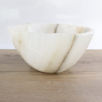 Mexican Onyx/Calcite Bowl 10"