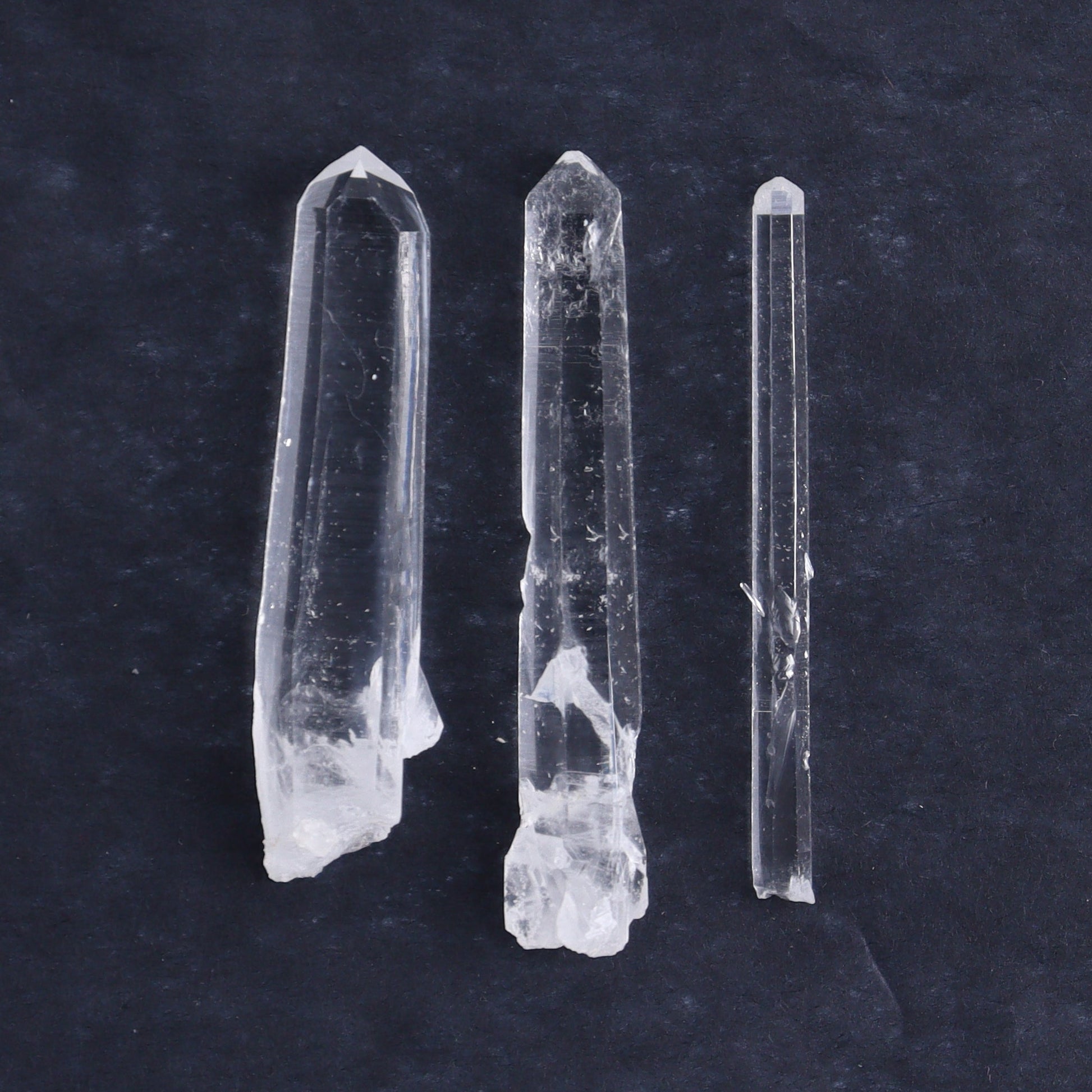 Columbian Lemurian Points Set of 6 - Expert Wholesale and Supplier of Wholesale Crystals & Bulk Gemstones, ["Lemurian","Points"]
