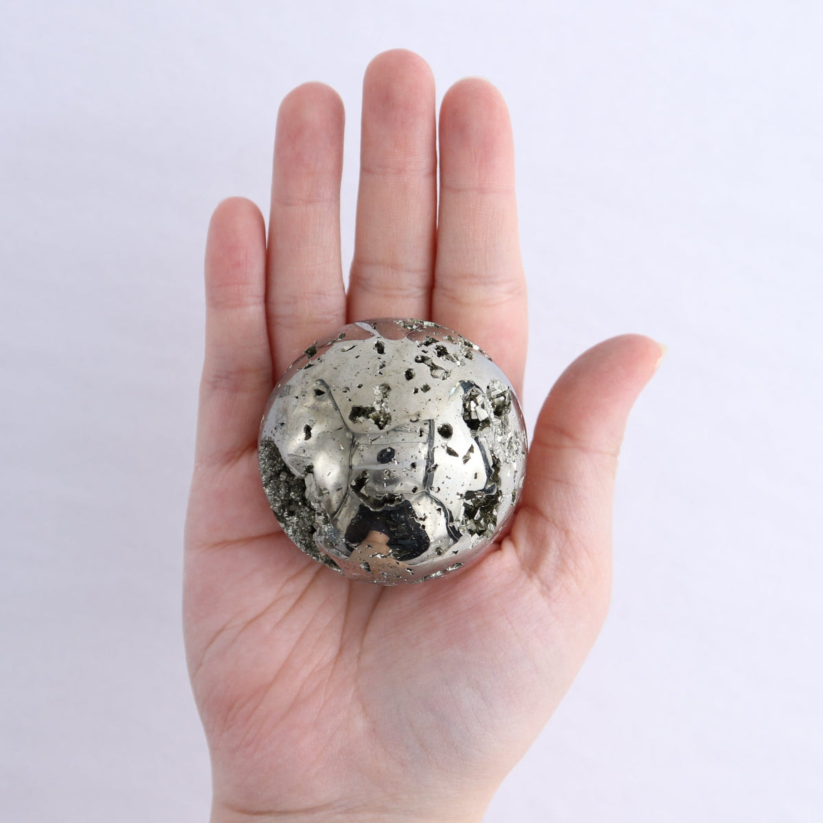 Pyrite Spheres Set of 4