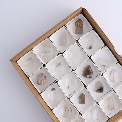 Garden Quartz Towers Set of 20 - Expert Wholesale and Supplier of Wholesale Crystals & Bulk Gemstones, ["Garden Quartz","Quartz","Towers"]