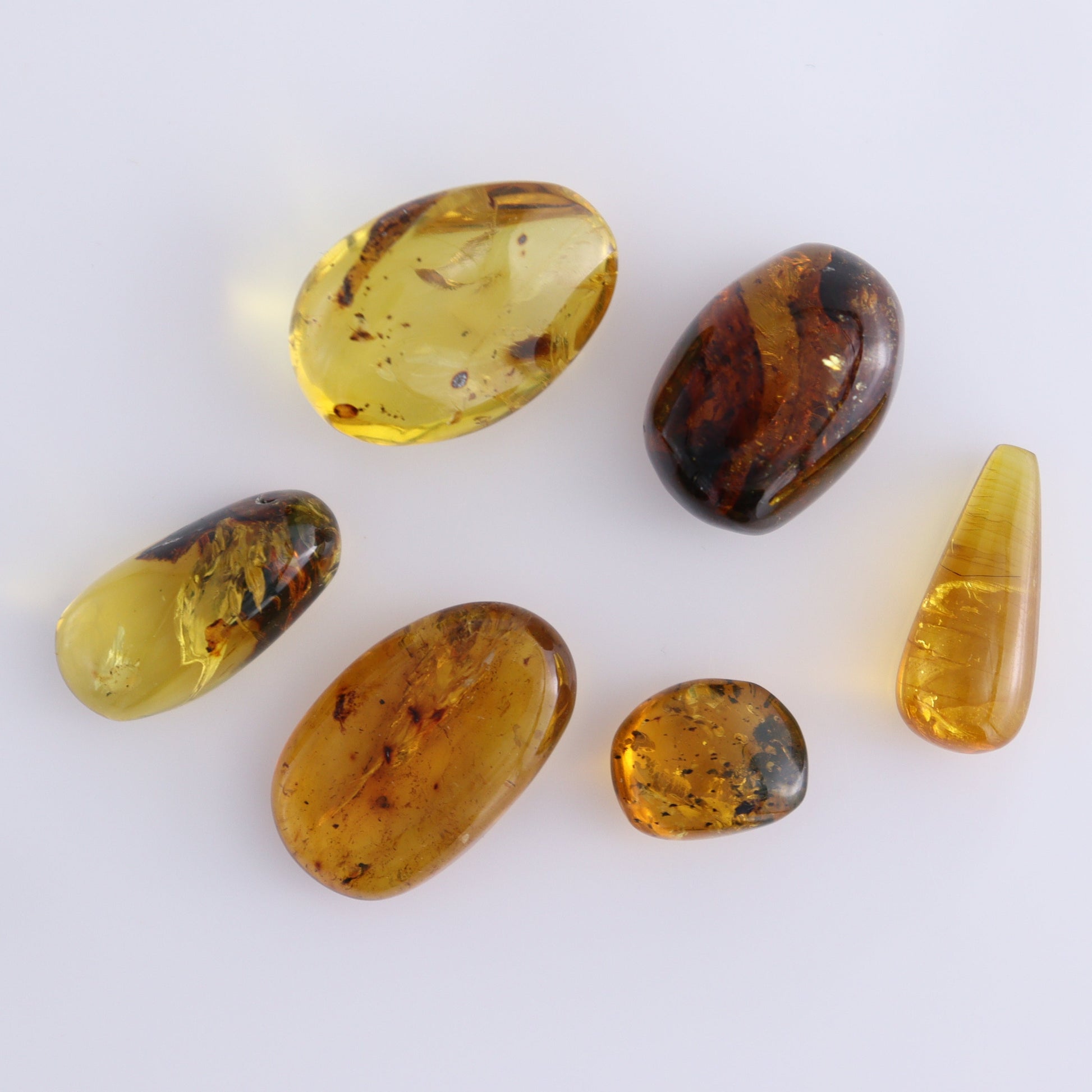 Amber Cabs Set of 12 - Expert Wholesale and Supplier of Wholesale Crystals & Bulk Gemstones, ["Amber","Cabs"]