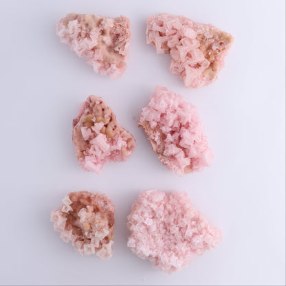Pink Halite Set of 6