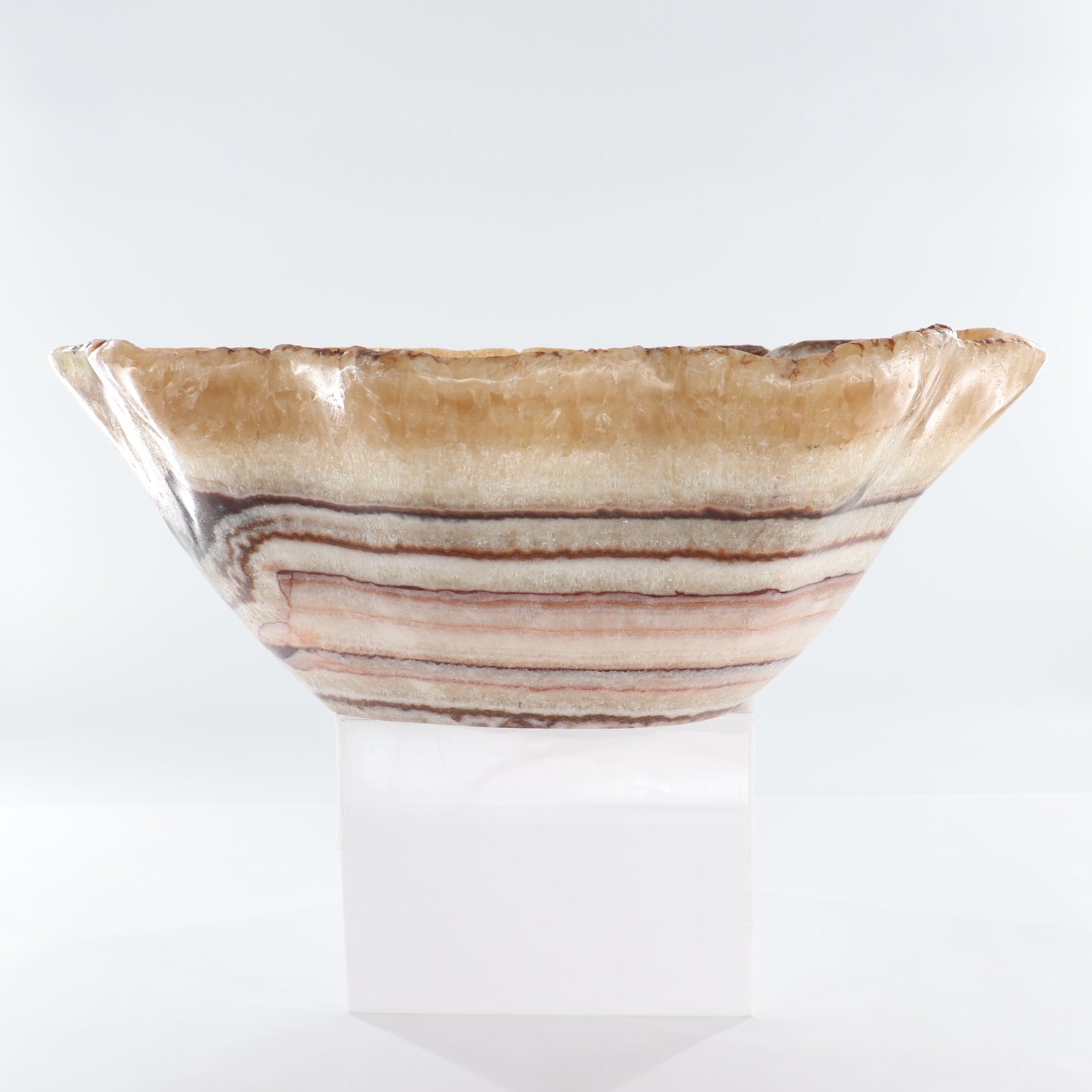 Mexican Onyx/Calcite Bowl - Expert Wholesale and Supplier of Wholesale Crystals & Bulk Gemstones, ["Bowls","Calcite","Mexico","onyx"]