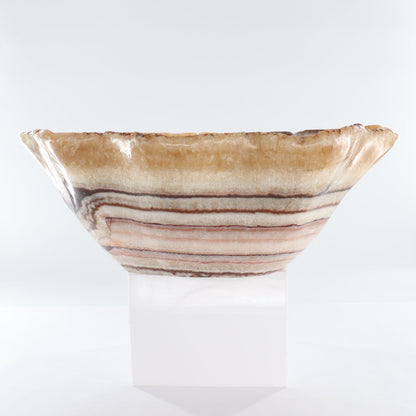 Mexican Onyx/Calcite Bowl - Expert Wholesale and Supplier of Wholesale Crystals & Bulk Gemstones, ["Bowls","Calcite","Mexico","onyx"]