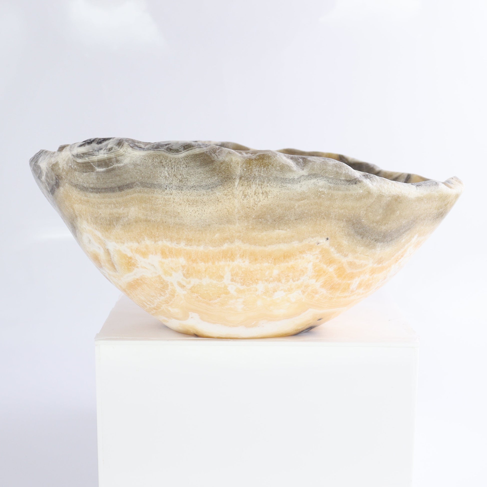 Mexican Onyx/Calcite Bowl - Expert Wholesale and Supplier of Wholesale Crystals & Bulk Gemstones, ["Bowls","Calcite","Mexico","onyx"]