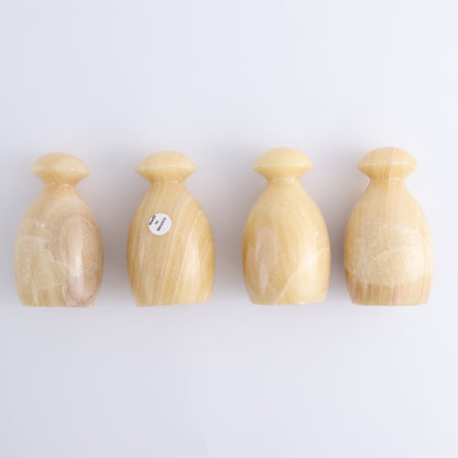 Onyx Mushrooms Set of 9 - Expert Wholesale and Supplier of Wholesale Crystals & Bulk Gemstones, ["Mexico","Mushrooms","onyx"]