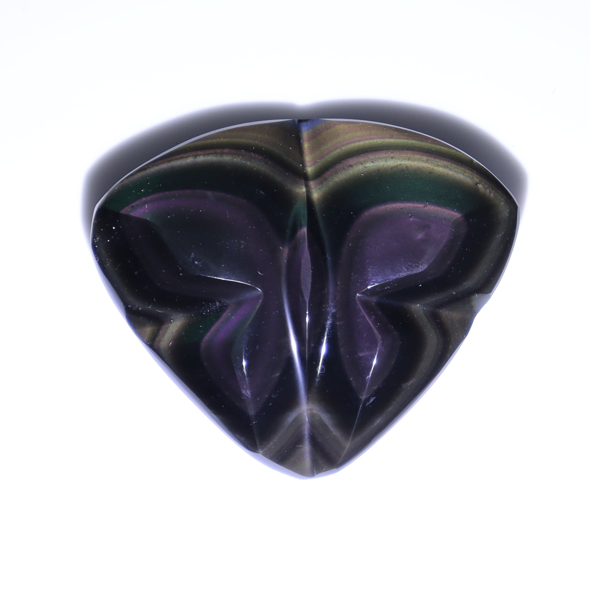 Rainbow Obsidian Butterflies Set of 8 - Expert Wholesale and Supplier of Wholesale Crystals & Bulk Gemstones, ["Butterflies","Butterfly","Mexico","Rainbow Obsidian"]