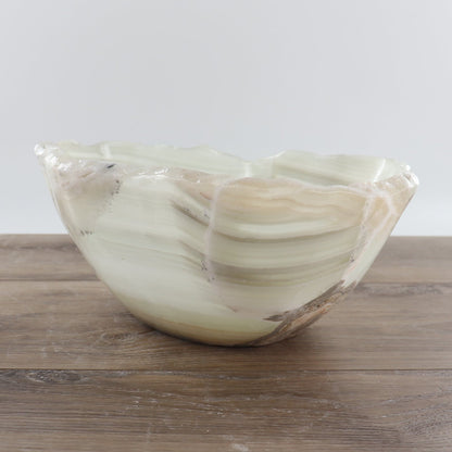 Mexican Onyx/Calcite Bowl 12"