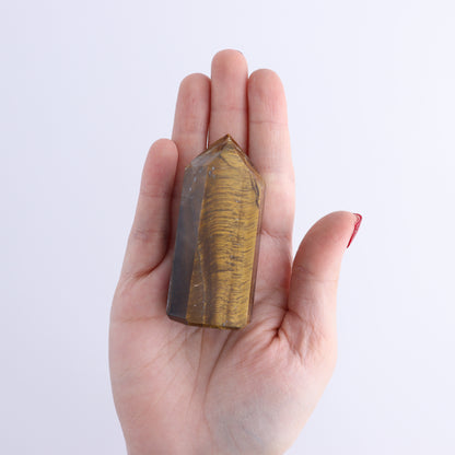 Tiger Eye Towers Set of 12 - Expert Wholesale and Supplier of Wholesale Crystals & Bulk Gemstones, ["Brazil","close_70","Tiger Eye","Towers"]