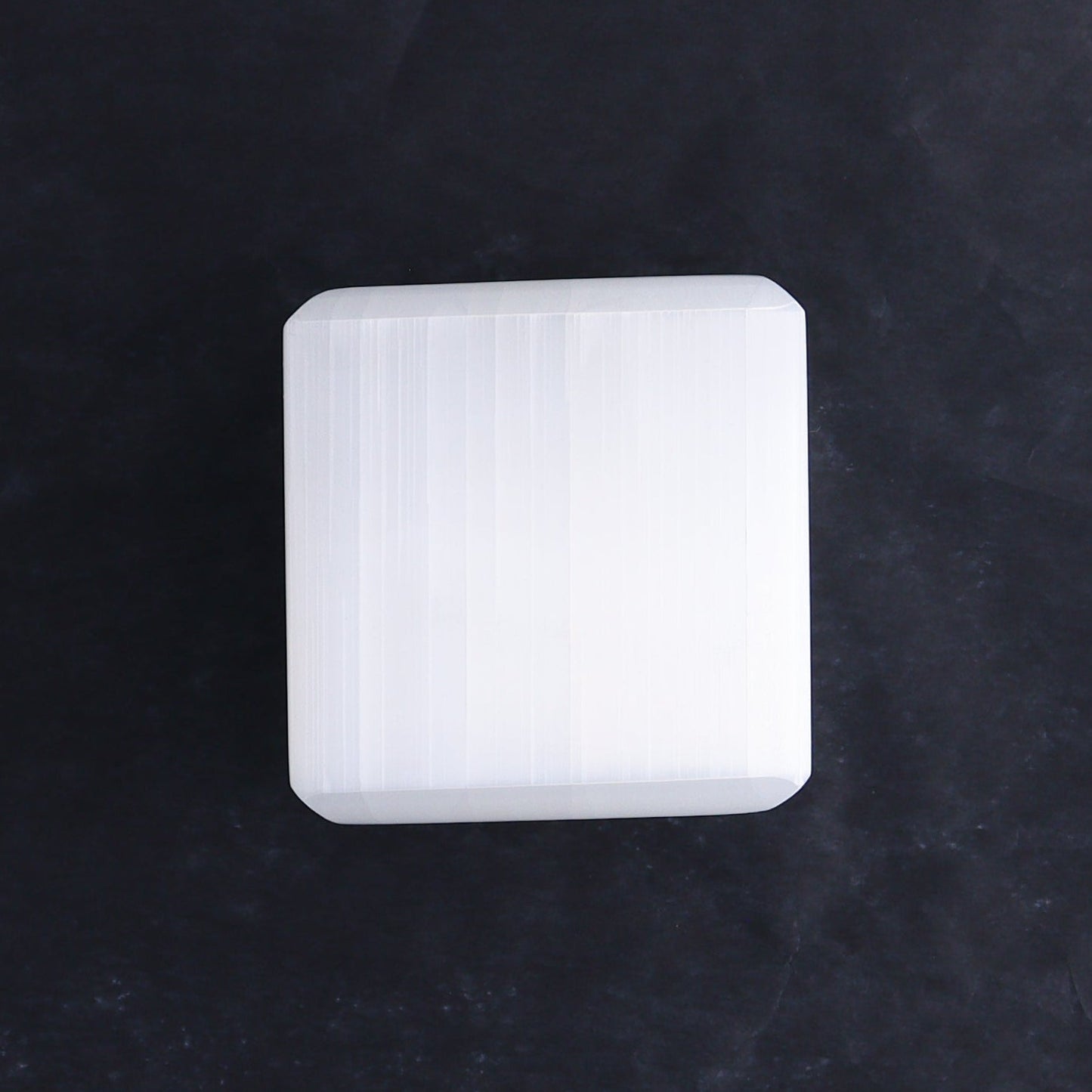One Selenite (Satin Spar) Cube 6 cm - Expert Wholesale and Supplier of Wholesale Crystals & Bulk Gemstones, ["Cubes","Morocco","Selenite"]