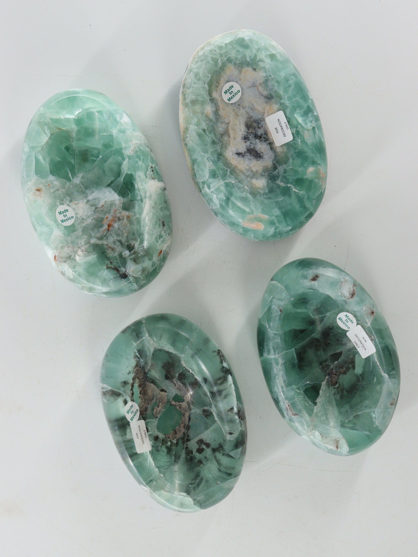 Fluorite Soap Dishes Set of 4 - Expert Wholesale and Supplier of Wholesale Crystals & Bulk Gemstones, []