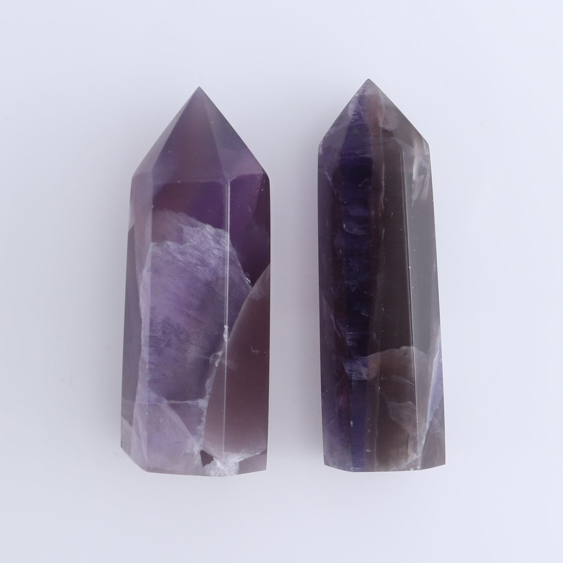 Lavender Fluorite Towers Set of 10
