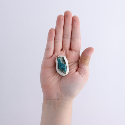 Chrysocolla with Quartz Roughs Flat - Expert Wholesale and Supplier of Wholesale Crystals & Bulk Gemstones, ["Chrysocolla","Flats","Freeforms","Peru","Rough"]
