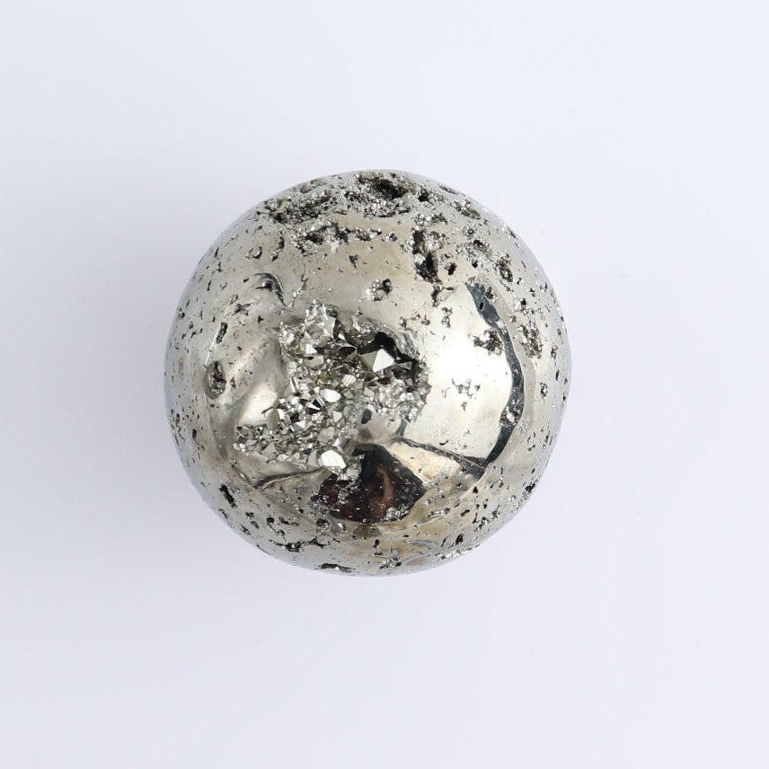 Pyrite Spheres Set of 4