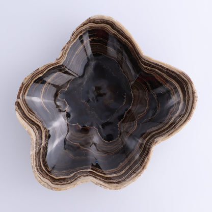One Bowl Mexican Onyx/Calcite Chocolate - Expert Wholesale and Supplier of Wholesale Crystals & Bulk Gemstones, ["bowl","Calcite","Catalog Onyx","Decorative Dish","Mexico","onyx"]