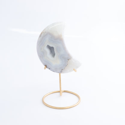 Agate Moons with Stand Set of 5 - Expert Wholesale and Supplier of Wholesale Crystals & Bulk Gemstones, ["Agate","Brazil","moons"]