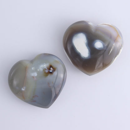 Orca Agate Hearts Set of 6 - Expert Wholesale and Supplier of Wholesale Crystals & Bulk Gemstones, ["close_30","Hearts","Madagascar","Orca Agate"]