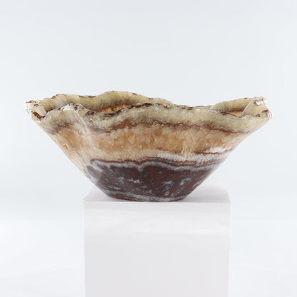 Mexican Onyx/Calcite Bowl 15"