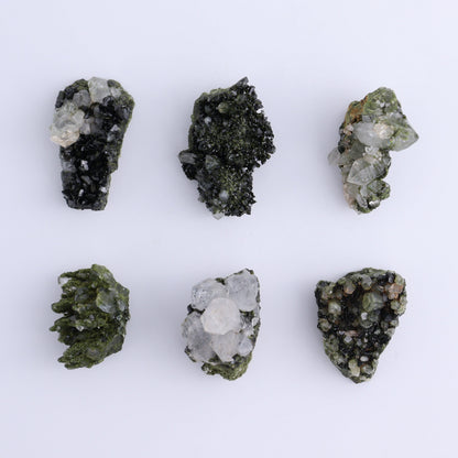 Epidote Set of 15 - Expert Wholesale and Supplier of Wholesale Crystals & Bulk Gemstones, ["epidote","flat","Flats"]