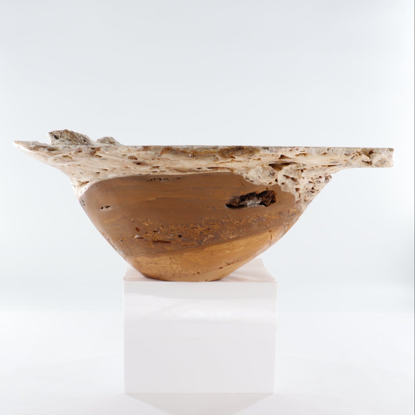 Mexican Onyx/Calcite Bowl 22"
