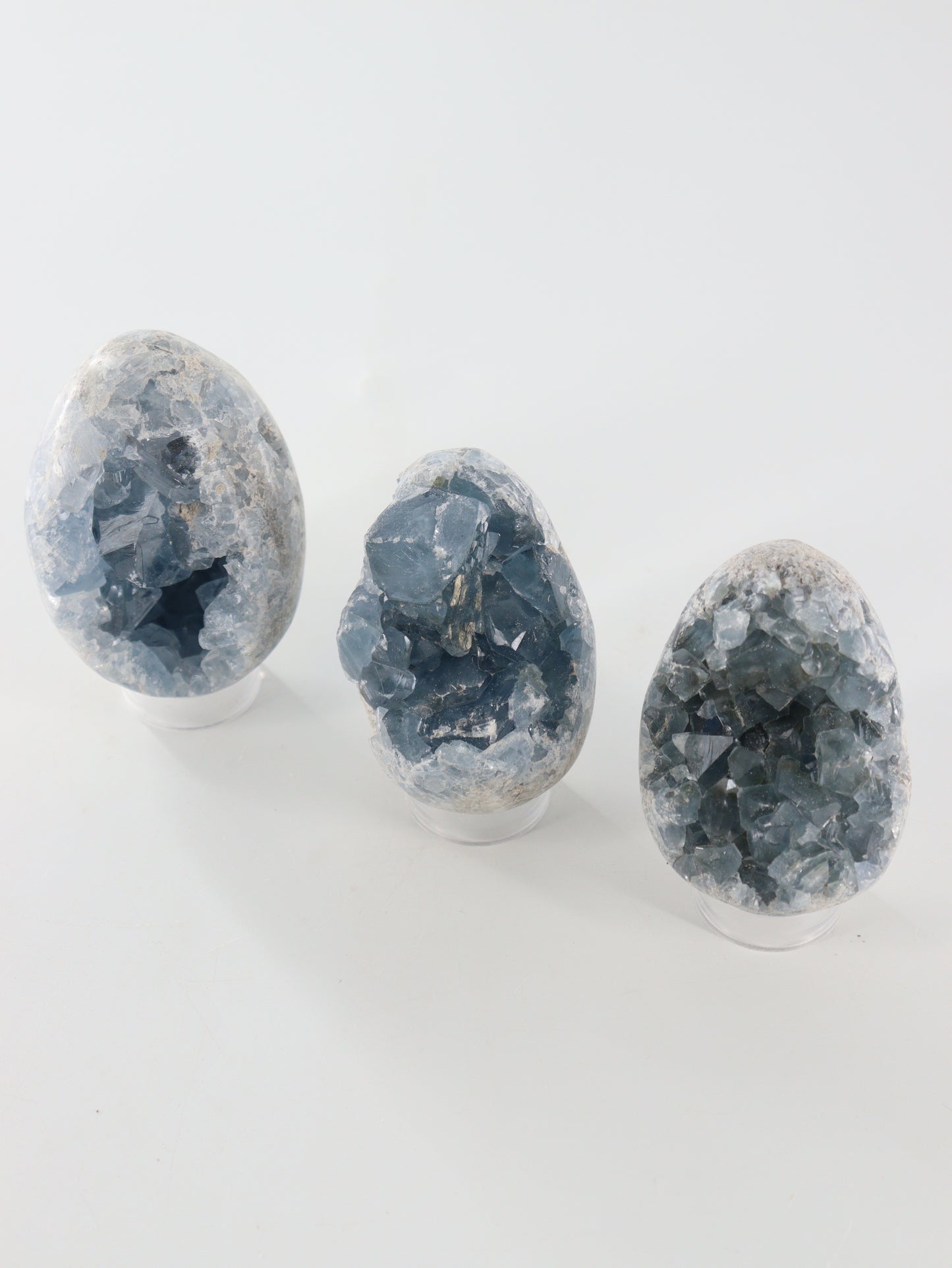 Celestite Eggs Set of 6 - Expert Wholesale and Supplier of Wholesale Crystals & Bulk Gemstones, []
