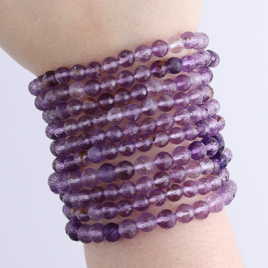 One Amethyst Faceted Bracelet | Mi Esperanza Minerals | Supplier of Crystals and Onyx