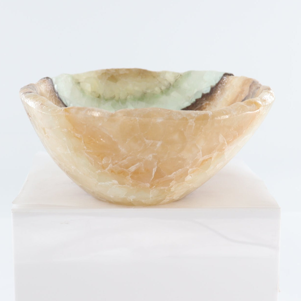 Mexican Onyx/Calcite Bowl 10"