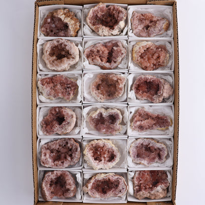 Pink Amethyst Set of 18 - Expert Wholesale and Supplier of Wholesale Crystals & Bulk Gemstones, ["Amethyst","Pink Amethyst"]