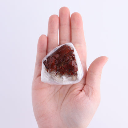 Quartz Hematite Inclusions Flat from Morocco - Expert Wholesale and Supplier of Wholesale Crystals & Bulk Gemstones, ["Flats","Hematite","Morocco","Quartz","Quartz Hematite"]