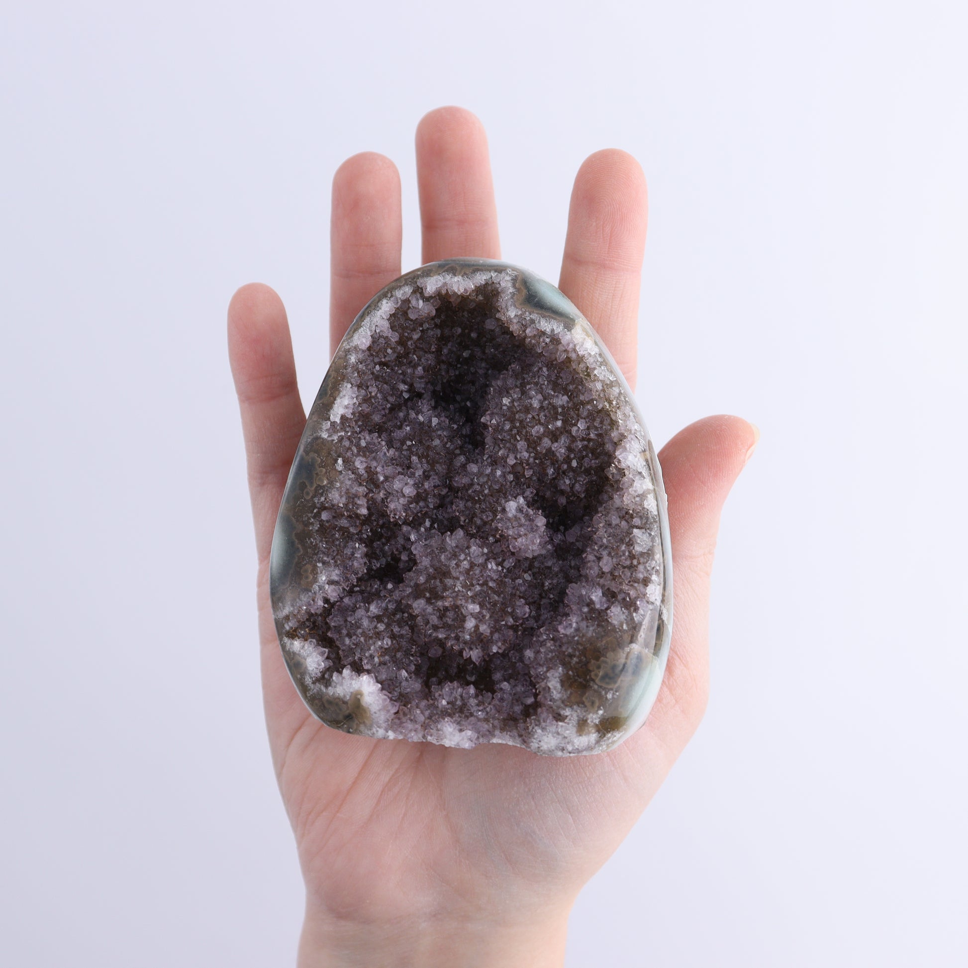 Uruguay Amethyst Cut Base Set of 5 - Expert Wholesale and Supplier of Wholesale Crystals & Bulk Gemstones, ["Amethyst","Cut Base","Uruguay"]