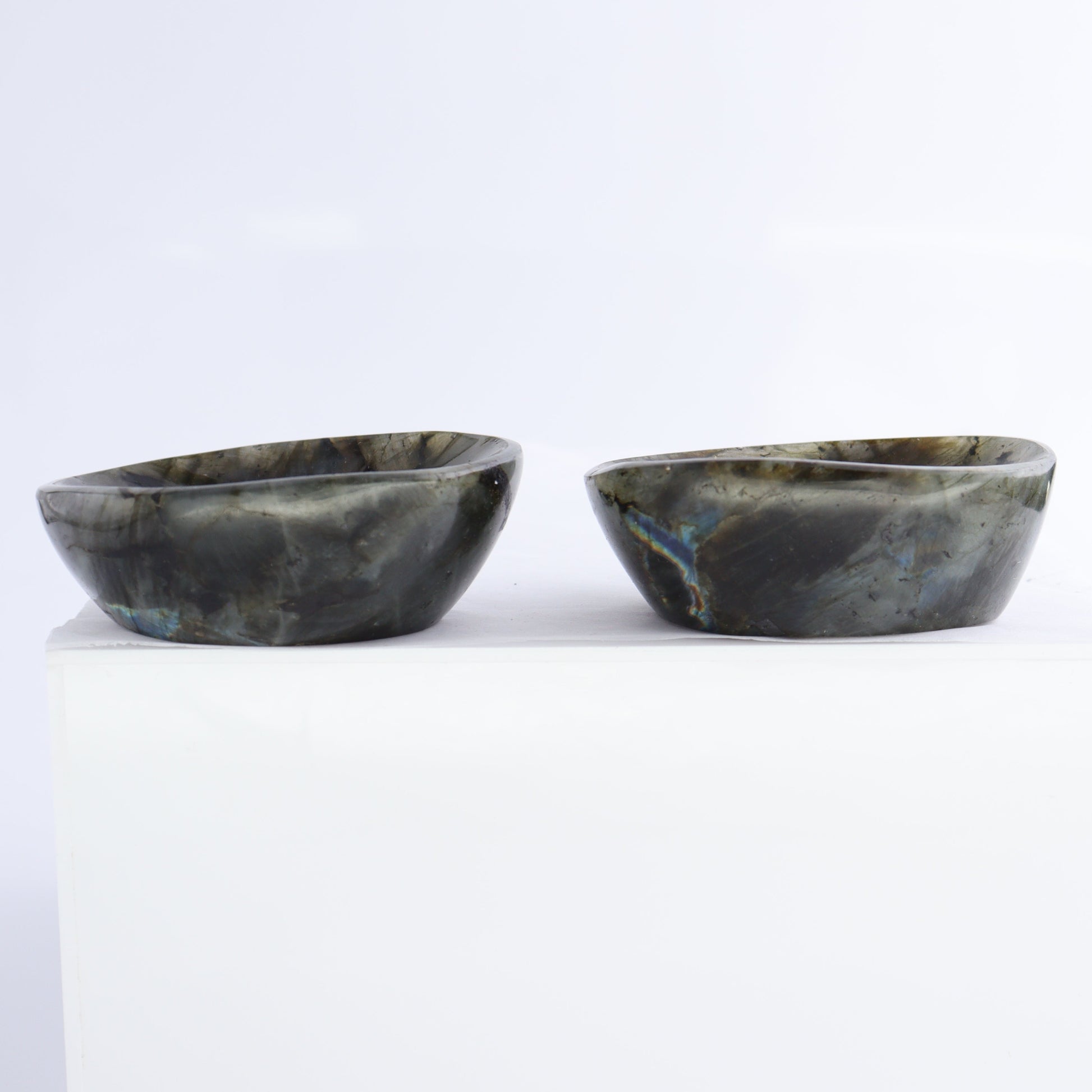Labradorite Bowls Set of 10 - Expert Wholesale and Supplier of Wholesale Crystals & Bulk Gemstones, ["Bowls","Labradorite","Madagascar"]