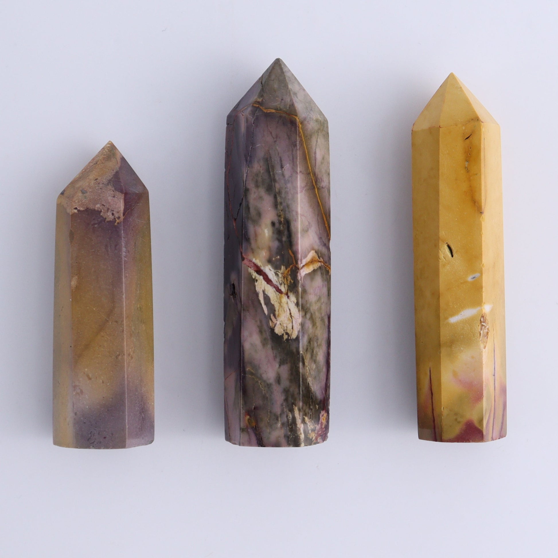 Mookite Towers Set of 10 - Expert Wholesale and Supplier of Wholesale Crystals & Bulk Gemstones, ["Mookite","Towers"]