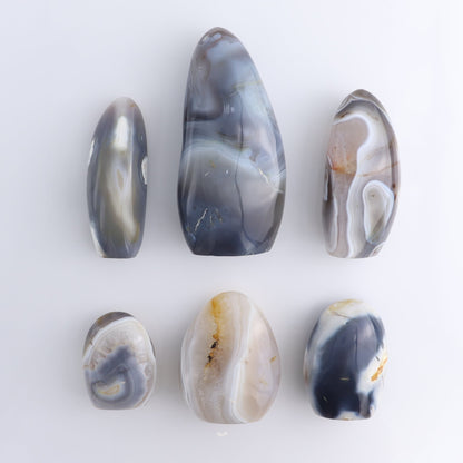 Agate Freeform Set of 6