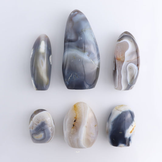 Agate Freeform Set of 6