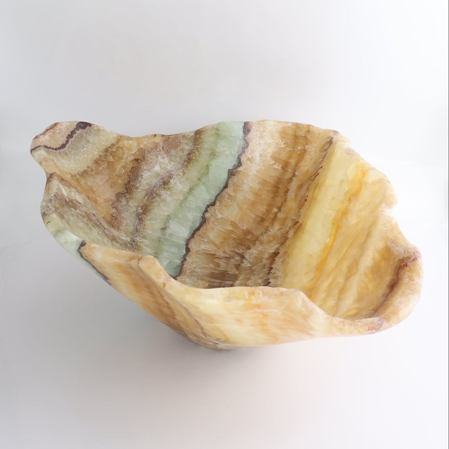 Mexican Onyx/Calcite Bowl - Expert Wholesale and Supplier of Wholesale Crystals & Bulk Gemstones, ["Bowls","Calcite","Mexico","onyx"]