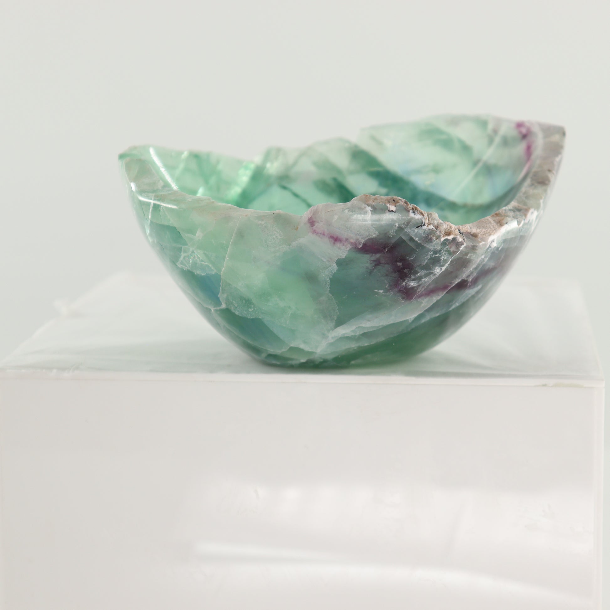 Fluorite Bowls Set of 2 - Expert Wholesale and Supplier of Wholesale Crystals & Bulk Gemstones, ["Bowls","Fluorite","Mexico"]