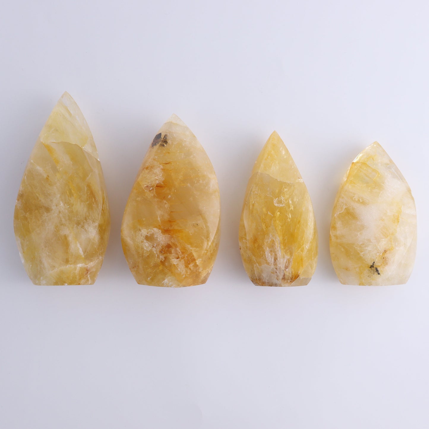 Golden Healer Flames Set of 4 - Expert Wholesale and Supplier of Wholesale Crystals & Bulk Gemstones, ["Brazil","flames","Golden Healer"]