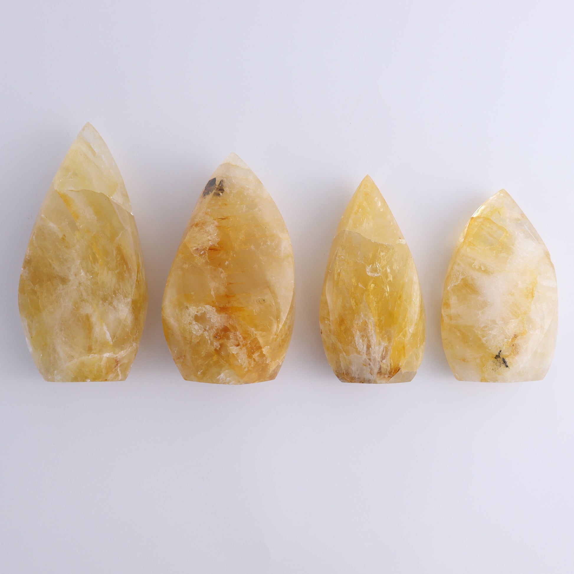 Golden Healer Flames Set of 4 - Expert Wholesale and Supplier of Wholesale Crystals & Bulk Gemstones, ["Brazil","flames","Golden Healer"]